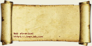 Joakim Joksić vizit kartica